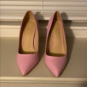 ASOS Pink Paris Wide Stiletto Heel
